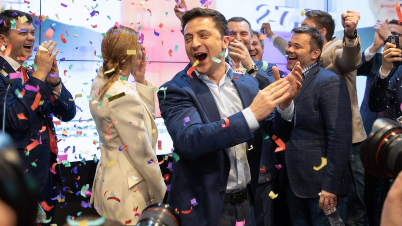 Ukraine Elects Comedian Volodymyr Zelenskiy As President