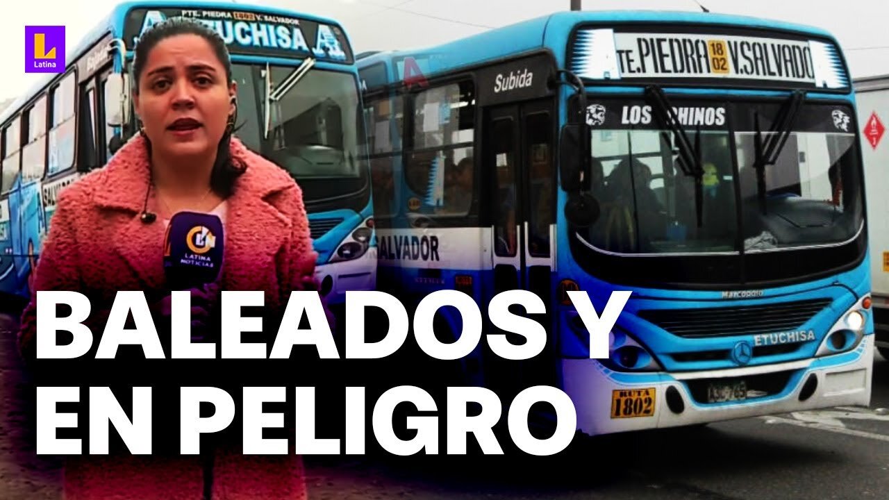 Buses 'Los Chinos' suspenden servicios tras sufrir dos ataques: "Pedimos seguridad y tranquilidad"