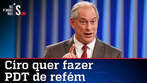 Ciro ameaça renunciar à candidatura a presidente se PDT não mudar voto