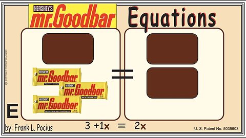 E1_vis mrGOODBAR X 3+1x=2x _ SOLVING BASIC EQUATIONS _ SOLVING BASIC WORD PROBLEMS