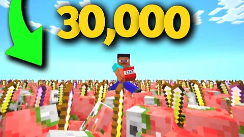 30,000 TNT VS 30,000 ZOMBIE PIGLINS