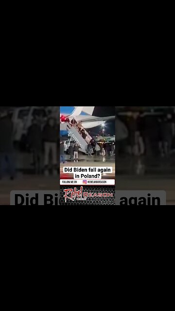 Did Biden fall again In Poland.