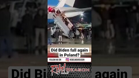 Did Biden fall again In Poland.