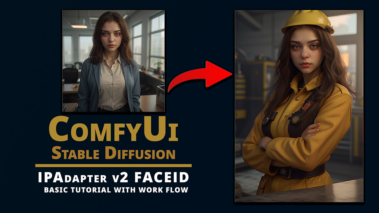ComfyUi IPAdapter plus V2 FaceID Beginner's Tutorial