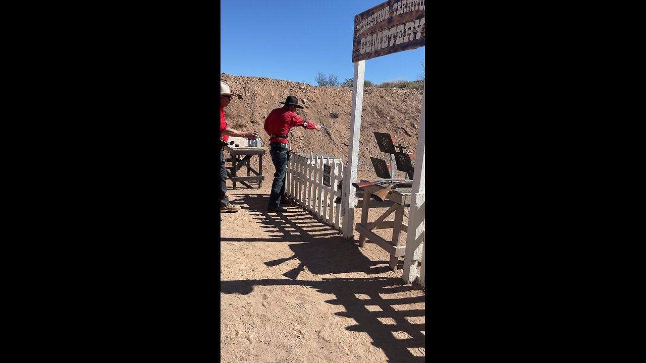 D Stroyer, 1st Place in Gunfight Category, AZ State 2023, Tombstone #singleaction #shooting