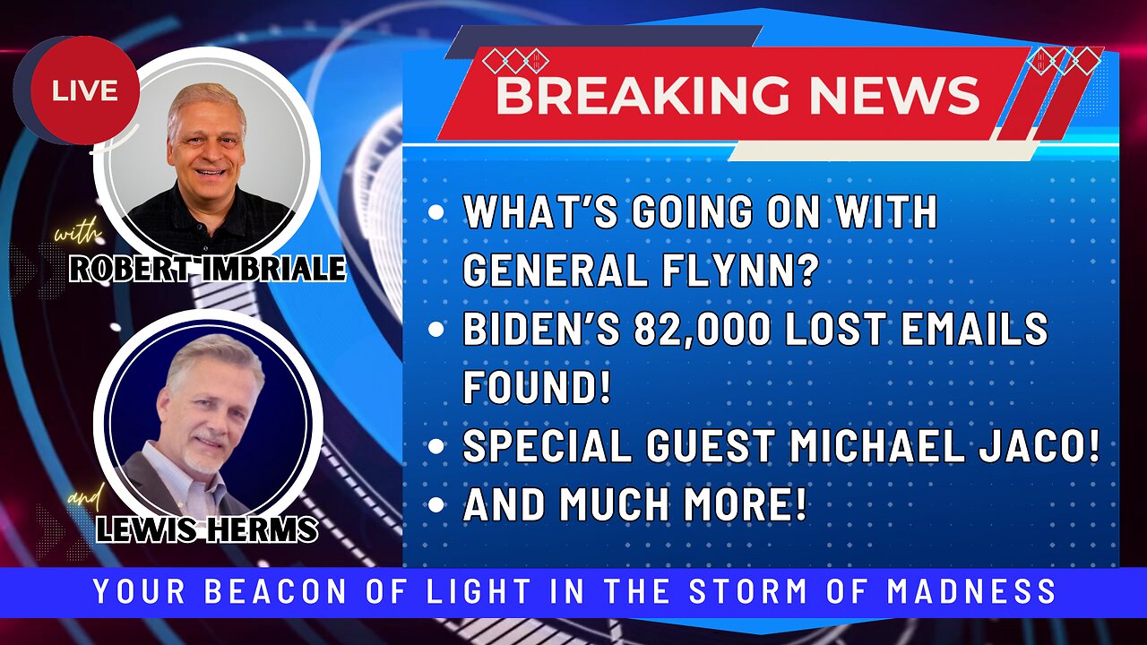 WHAT'S GOING ON WITH GENERAL FLYNN? | BIDEN'S 82,000 LOST EMAILS FOUND! | SPECIAL GUEST MICHAEL JACO