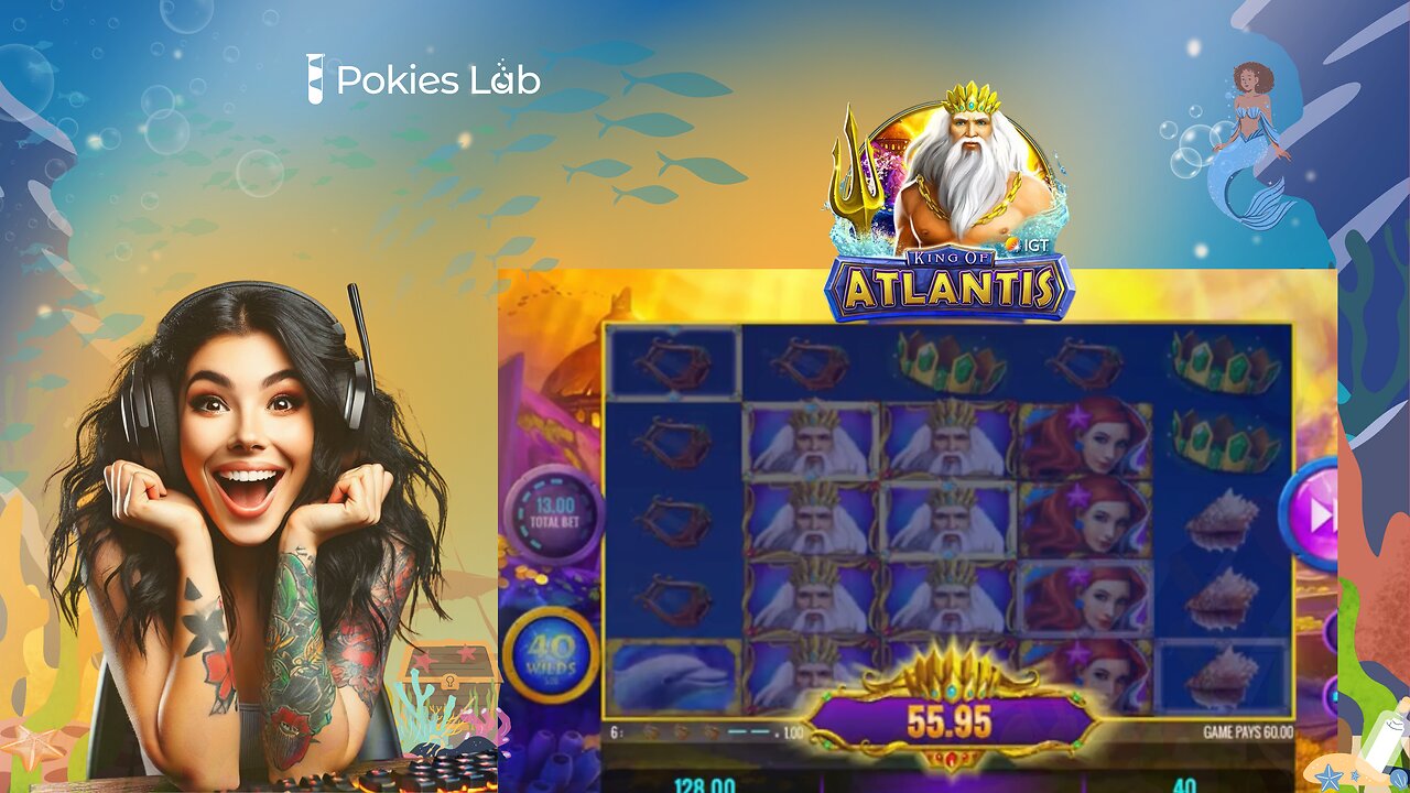 King of Atlantis Pokie Review 🎰 Dive into the Oceanic Adventure 🌊 | IGT Slots Gameplay & Features