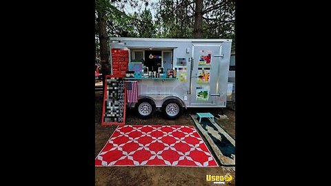 TURN KEY 2022 - 6' x 12' Coffee and Beverage Concession Trailer with 2023 Kitchen Build-Out