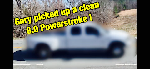 We found a clean 6.0 Powerstroke for Gary