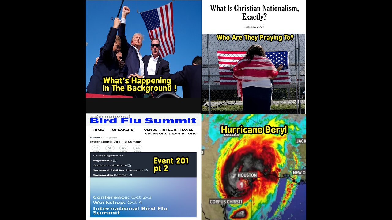 Trump | NATO | Bird Flu | Weather Mod Oh My !