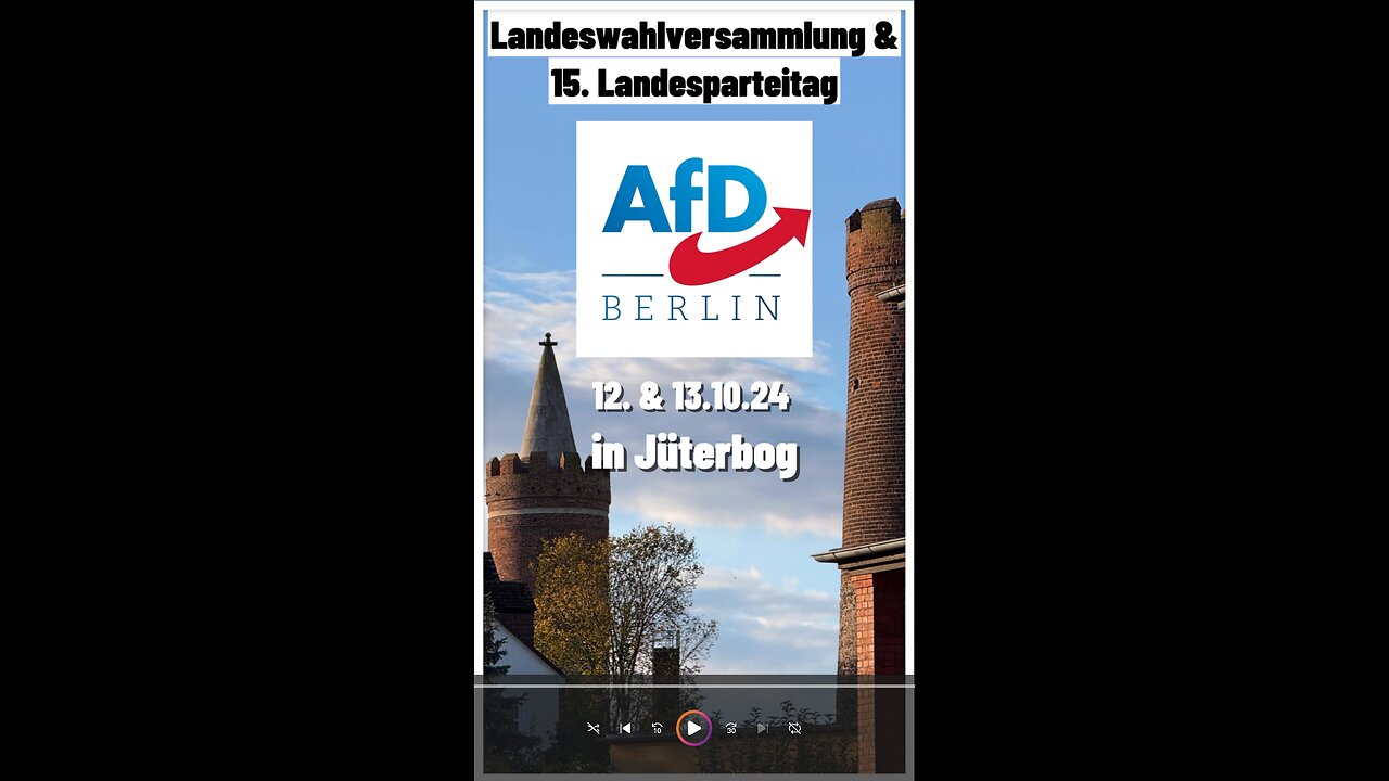 Beatrix von Storch (AfD) - AfD Berlin Landesparteitag - ein voller Erfolg!