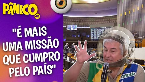 CANDIDATURA A DEPUTADO FEDERAL INCLUI TRAJE PRA EXPLORAR TERRAS DO CONGRESSO? Marcos Pontes comenta