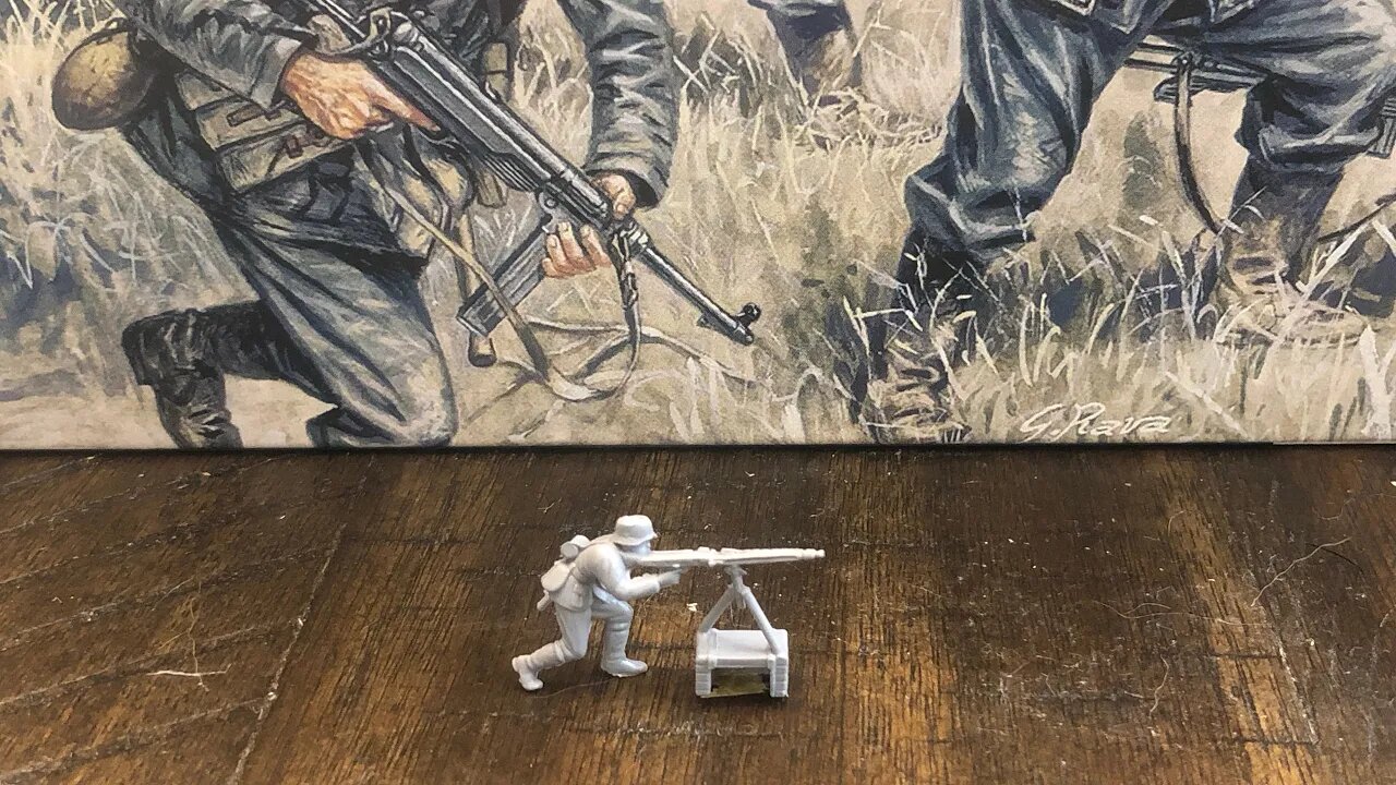 Italeri 1/72 German Infantry soldier Review Part 3 | Maschinengewehr 42 Gunner