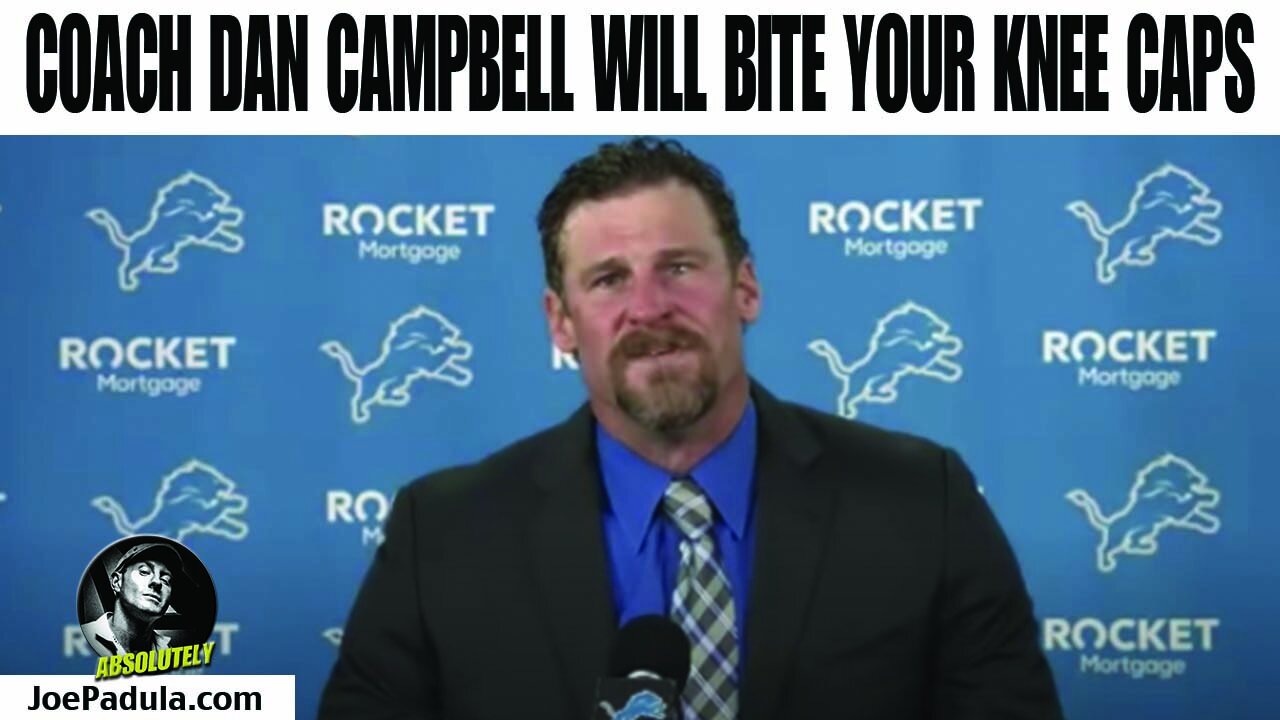 Meet Dan Campbell - The New Head Coach of the Detroit Lions who will bite your knee caps