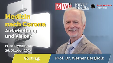 🔵⚡️Vortrag: Prof. Dr. Werner Bergholz auf dem Pressesymposium MWGFD am 26.10.2024