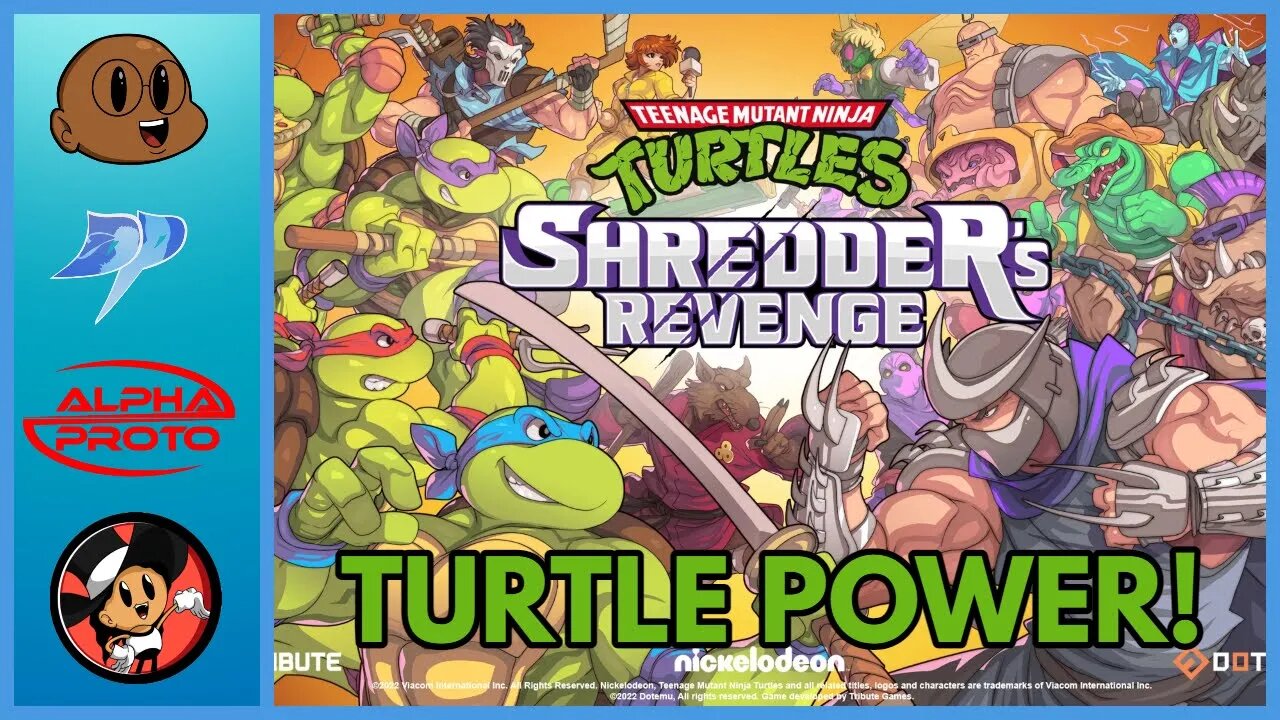 TMNT Shredder's Revenge! TURTLE POWER! With Friends!