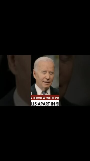 President Joe Biden has a complete shutdown during MSNBC interview - Hard reboot unfit for office