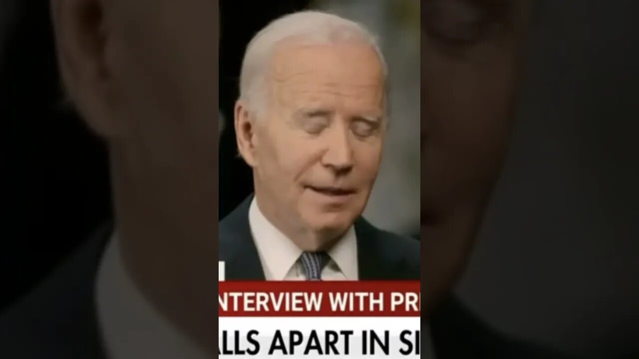 President Joe Biden has a complete shutdown during MSNBC interview - Hard reboot unfit for office