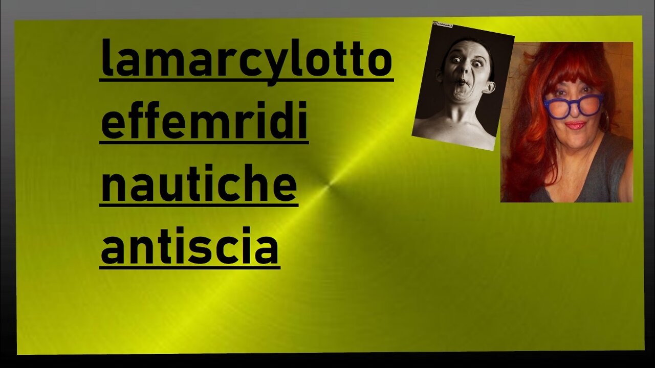 EFFEMERIDI NAUTICHE- ANTISCIA