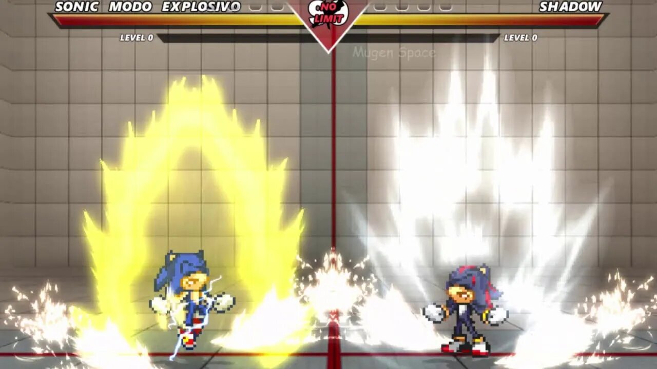 2 Sonic Explosive & Hyper Sonic VS 2 Shadow & 2 Dark Sonic I Sonic Battle Mugen