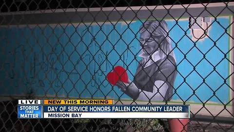 Community plans day of service to honor fallen 'Graffiti Lady'