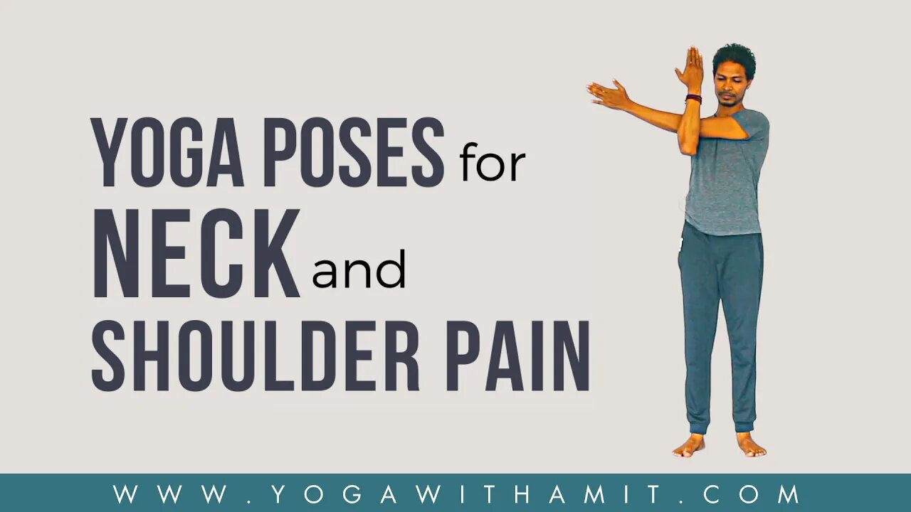 Yoga poses for Neck And Shoulder Tension Relief #neck #shoulder #painrelief