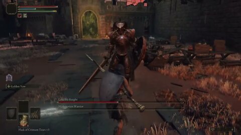 Elden Ring Leonine Misbegotten + Crucible Knight Solo No Summons No Bleeds No Magic Redmane Castle