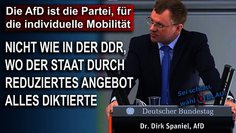 Die AfD ist die Partei, für die individuelle Mobilität Dr. Dirk Spaniel AfD