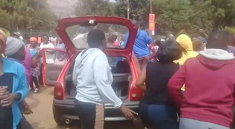 SOUTH AFRICA - Pretoria - Gomorrah Informal Settlement Protest (video) (qRw)