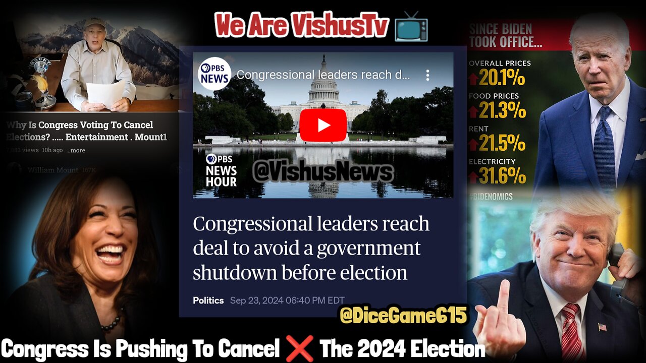 Congress Is Pushing To Cancel ❌ The 2024 Election... #VishusTv 📺