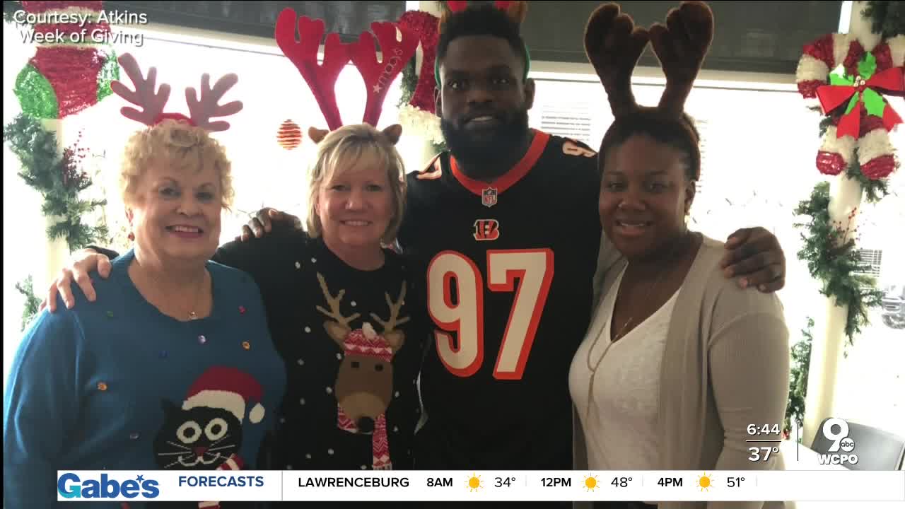 Nominate a frontline worker to receive surprise from Cincinnati Bengals player Geno Atkins