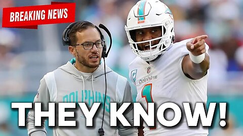 BREAKING NEWS: NFL Teams KNOW The Miami Dolphins Plays! CONFIRMED!!