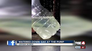 Drivers fear watered-down gasoline