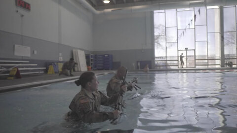 U.S. Army Sergeants Major Conduct Water Survival Training