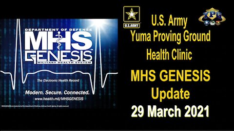 MHS GENISIS introduction to the Yuma Proving Ground Family