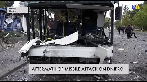 18 Russian cruise missiles fired at one Ukrainian city￼