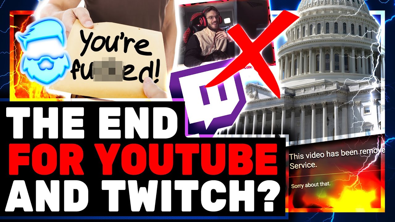 Insane Stimulus Package Could DESTROY Youtube & Twitch! Congress Sold Us Out & It Must Be Vetoed