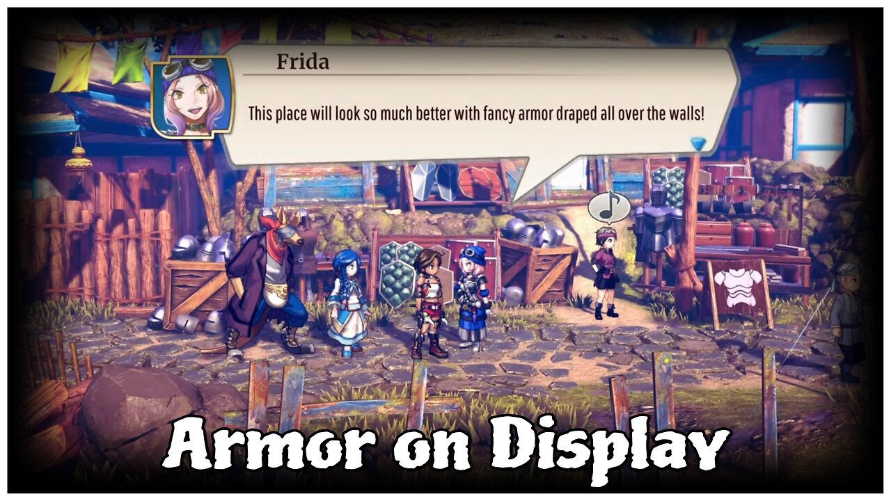 Eiyuden Chronicle: Rising - Armor on Display