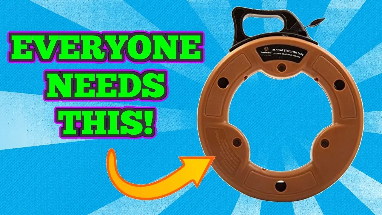 Easily Run Wire Through Walls With This Southwire Fish Tape!