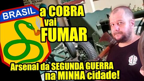 A Cobra Fumou! Armas, fardas e outros objetos ORIGINAIS da Guerra!