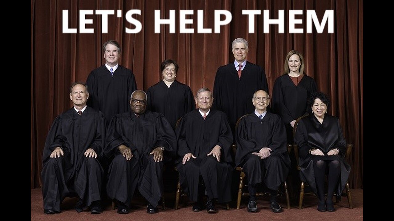 SCOTUS Needs To Release Their Decision on Election Fraud Within a Week. We, Collectively Can Help.