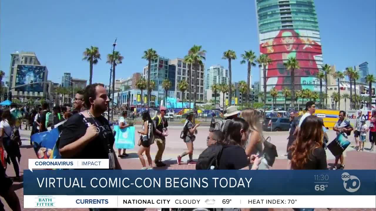 Virtual Comic-Con begins today