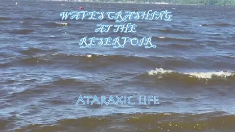 30 Minute Power Nap of Waves Crashing at the Reservoir Lake