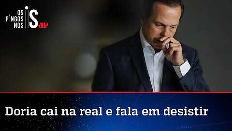 Candidatura de Doria à Presidência sobe no telhado