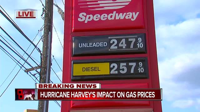 Hurricane Harvey's impact on gas prices