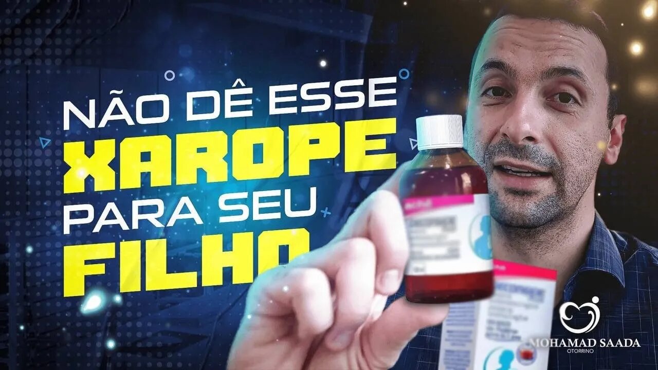 ESSE XAROPE PODE PIORAR OS SINTOMAS DA SINUSITE E TOSSE, ALÉM DE TER EFEITOS COLATERAIS SÉRIOS