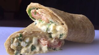 No-Mayo Egg Salad Wraps!