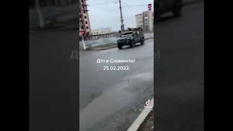 Ukraine vehicle crashes into car