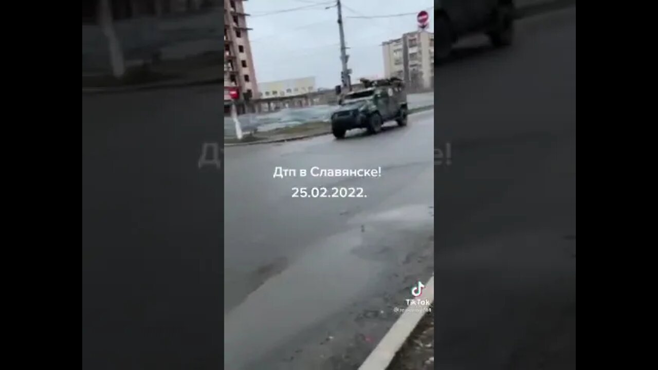 Ukraine vehicle crashes into car