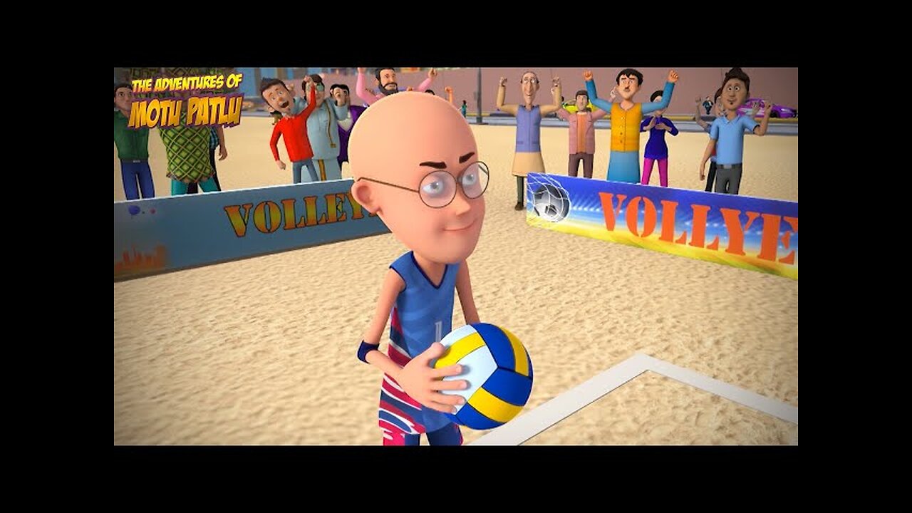 Volley Ball Match In Juhu Beach | Hindi Cartoon | Motu Patlu | New Episodes | S13 |